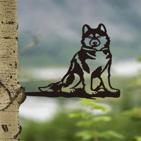 CIFbuy rustic farmhouse iron dog cat silhouette wall art indoor outdoor decor(TikTok, temu pick-up service)
